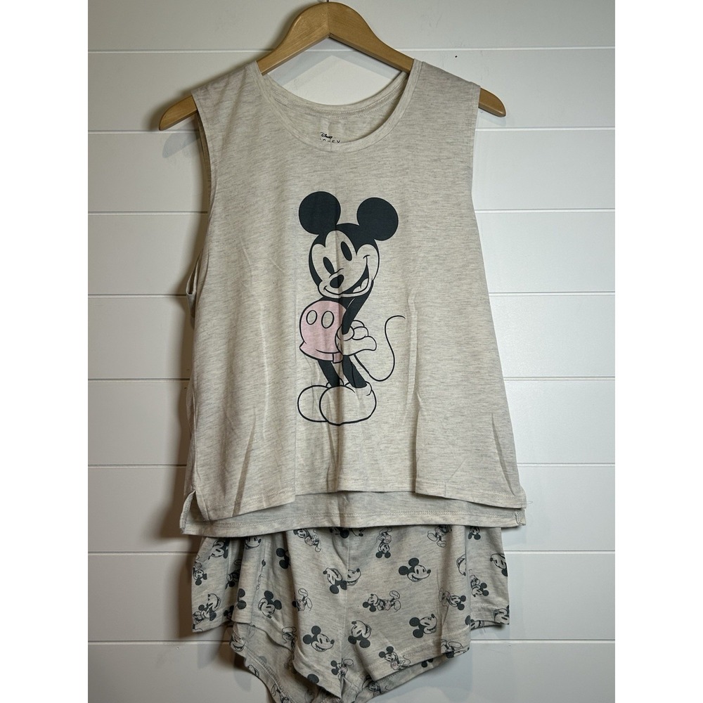 Disney Mickey Mouse Pajama Lounge Set Women's Large 12/14‎ - Picture 1 of 6
